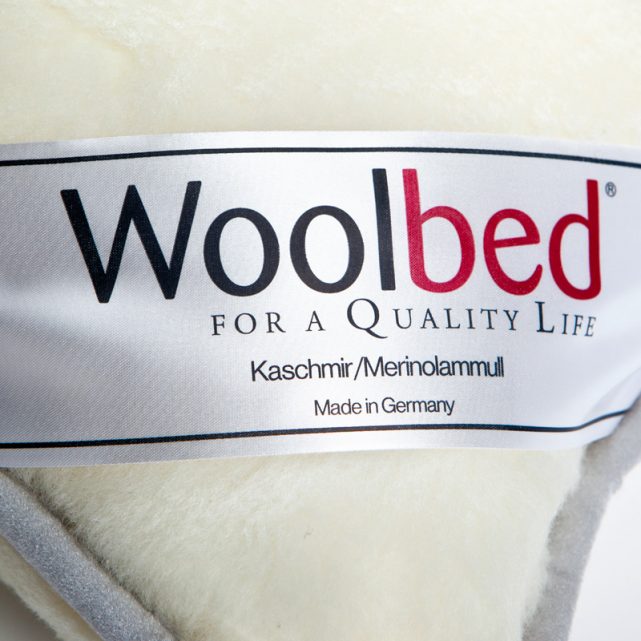 wool bed natural organic Pillow grey